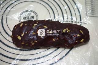 红曲南瓜籽饼干的做法步骤：8