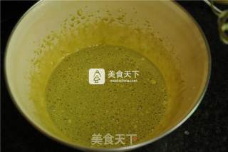 无油少糖的豆浆抹茶蛋糕的做法步骤：7