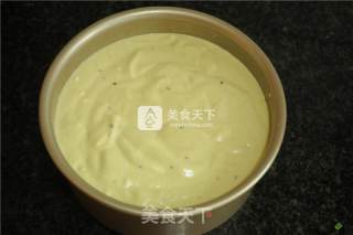 无油少糖的豆浆抹茶蛋糕的做法步骤：10