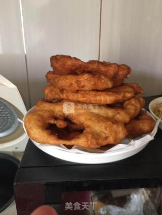 小油饼的做法步骤：2
