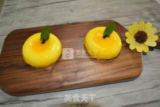 香橙淋面小蛋糕的做法步骤：14