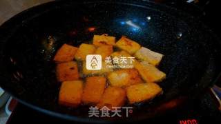 香辣酱汁焖豆腐的做法步骤：7