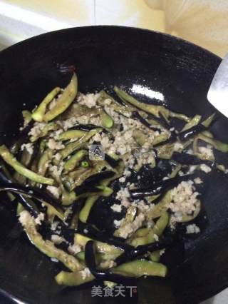 肉末焖茄子豆角的做法步骤：7