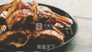 咖喱粉丝大闸蟹的做法步骤：5