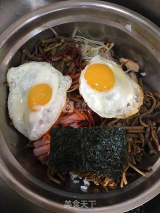 韩式拌饭的做法步骤：9
