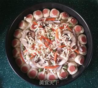 花边披萨的做法步骤：15