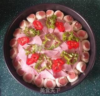 花边披萨的做法步骤：16
