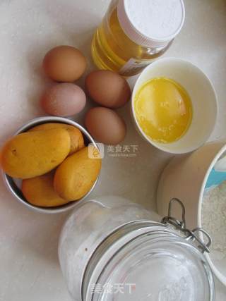 高粱芒果蛋糕的做法步骤：1