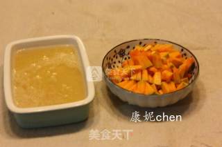 南瓜小米糊的做法步骤：1