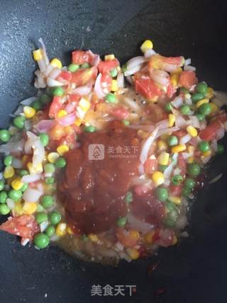 培根虾仁披萨（八寸）的做法步骤：12