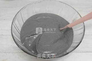 竹炭奶油蛋糕的做法步骤：8