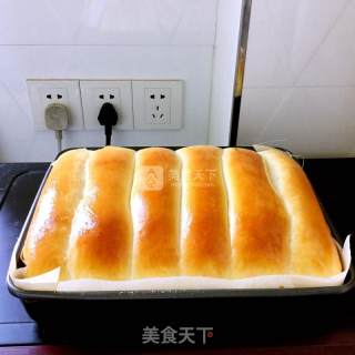 天然酵种奶香排包的做法步骤：10