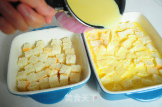 面包牛奶布丁的做法步骤：7