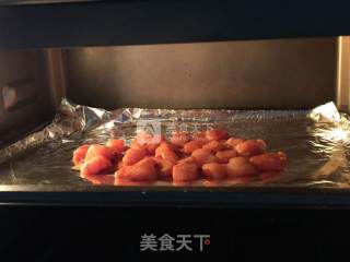脆底鲜虾鸡肉披萨的做法步骤：7