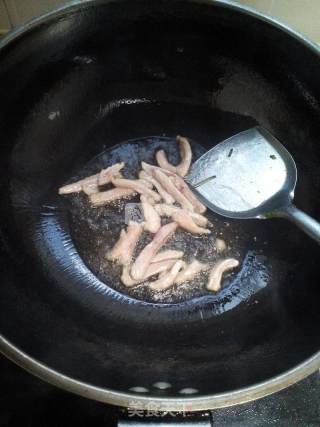 辣炒圆茄丝的做法步骤：5