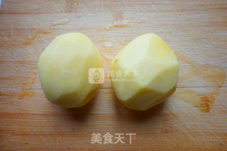 孜然烤薯片的做法步骤：1
