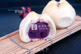 紫薯馅笑口常开面包的做法步骤：11