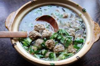 羊肉丸子汤的做法步骤：15