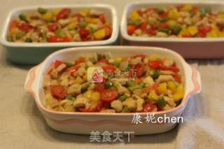 浓情鸡肉焗饭的做法步骤：11