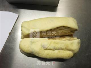 千层吐司栗蓉面包的做法步骤：17