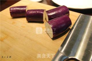素心居静快乐美味素菜茄子素菊花鱼的做法步骤：2