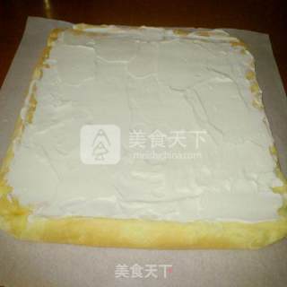 奶油蛋糕卷的做法步骤：11