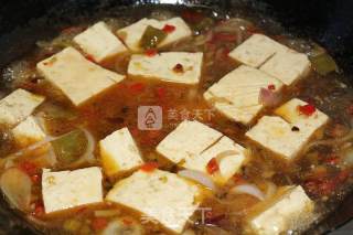 肥牛豆腐汤的做法步骤：4