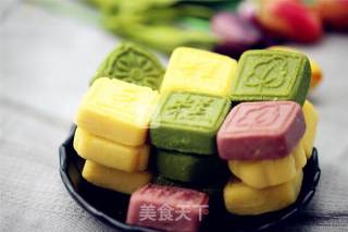 奶油绿豆糕的做法步骤：21