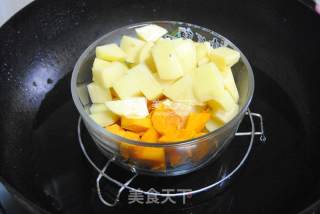芝士南瓜土豆泥的做法步骤：3