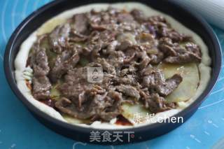 土豆牛肉披萨的做法步骤：15