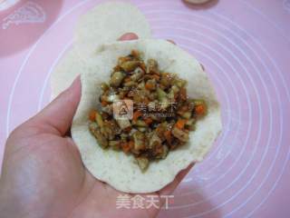 全麦香菇素肉包的做法步骤：11