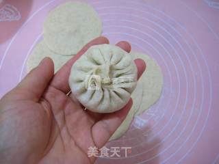 全麦香菇素肉包的做法步骤：12
