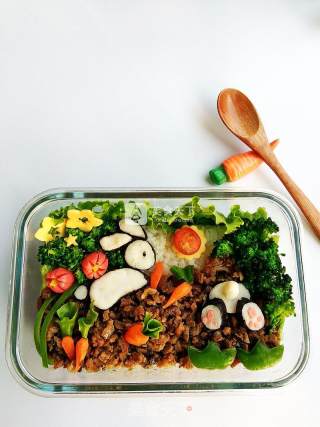 小兔子牛肉蔬菜便当的做法步骤：14