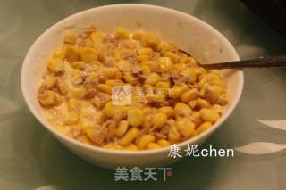 玉米金枪鱼全麦包的做法步骤：1