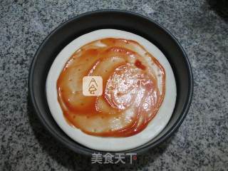 尖椒培根披萨的做法步骤：4