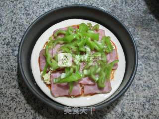 尖椒培根披萨的做法步骤：6