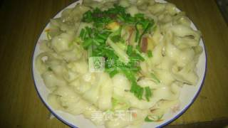 葱油拌刀削面的做法步骤：10