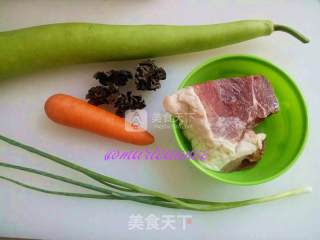 瓠瓜塞肉的做法步骤：1