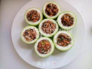 瓠瓜塞肉的做法步骤：8