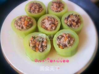 瓠瓜塞肉的做法步骤：10