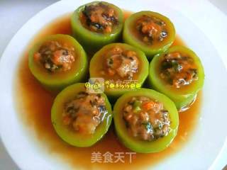 瓠瓜塞肉的做法步骤：13