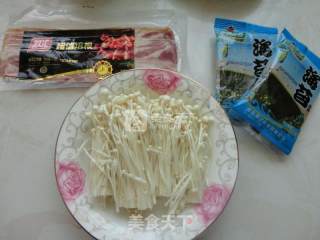 金针菇培根卷的做法步骤：1