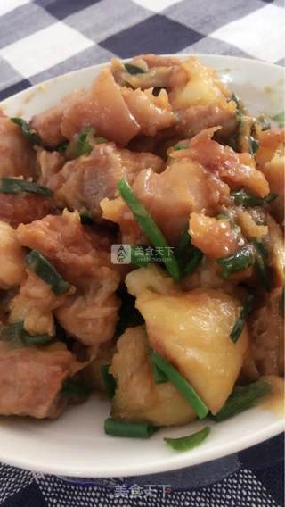 五花肉炖土豆的做法步骤：9
