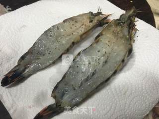 大虾意面的做法步骤：2