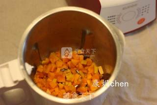 南瓜豆浆馒头的做法步骤：2