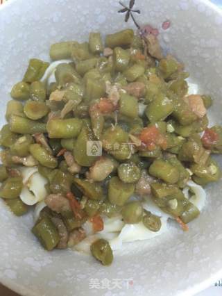 豆角打卤面的做法步骤：8
