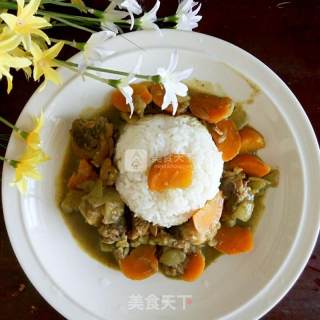 正宗咖喱鸡饭的做法步骤：11