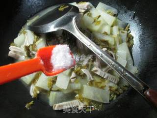 雪菜猪肚煮冬瓜的做法步骤：6