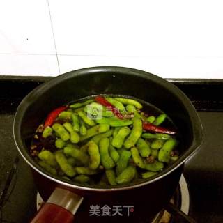 盐水煮毛豆的做法步骤：4