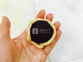 麻薯豆沙蛋黄酥的做法步骤：33